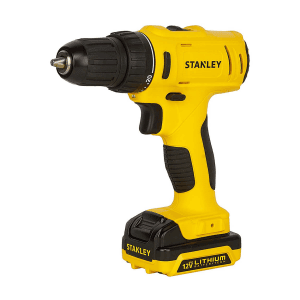 Stanley 12V / 1.5 Ah / 10mm Li-Ion Cordless Compact Drill Driver With 2 Batteries & Charger, SCD121S2K