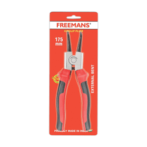 Freemans 7 inch / 175 mm External Bent Nose Circlip Plier, FCB+07E