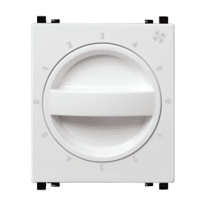 Schneider Electric Zencelo 2 Module 5 Speeds Control - White (Pack of 5 Pcs), IN84SFR