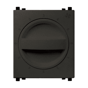 Schneider Electric Zencelo 2 Module 5 Speeds Control - Dark Grey (Pack of 5 Pcs), IN84SFR(BZ)