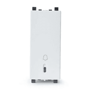 Schneider Electric Zencelo 6 Amp Bell Push Switch With Neon - White (Pack of 10 Pcs), IN8485