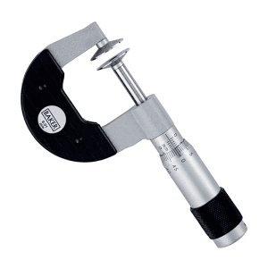 Baker 0 - 25 mm Disc Non - Rotating External Micrometer, MMC25 - ND