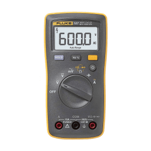 Fluke 107 6000 Counts / 600V CAT III Palm-Sized Digital Multimeter