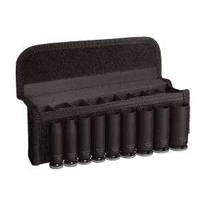 Bosch 9 Pcs 3/8 Inch Sq. Drive PRO Deep Impact Socket Set, 2 608 003 037