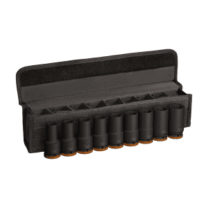 Bosch 9 Pcs 3/4 Inch Sq. Drive PRO Deep Impact Socket Set, 2 608 003 042