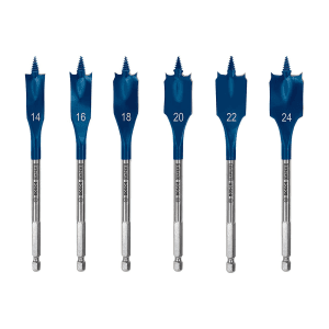 Bosch 6 Pcs Expert Self Cut Speed Spade Drill Bit Set, 2 608 900 332