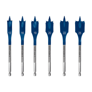 Bosch 6 Pcs Expert Self Cut Speed Spade Drill Bit Set, 2 608 900 333