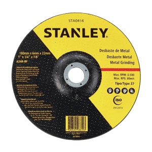 Stanley 180 x 6 x 22 mm Metal Cutting Wheel, STA0414