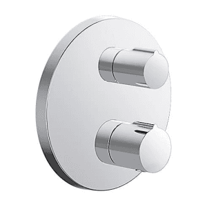 Kohler Autosense 235+ Organic Thermostatic Recessed Bath & Shower Round Trim In Polished Chrome Finish, K-20741IN-9FP-CP