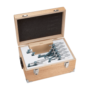 Mitutoyo 0 - 6 inch Outside Micrometer Set (Pack of 6 Pcs), 103-904-10