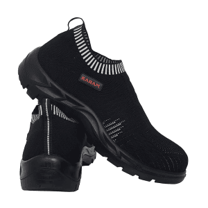 Karam Flytex Upper Safety Shoe - Fibre Toe (Black), FS208FN