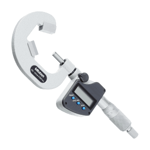 Mitutoyo 25 - 40 mm Digital V-Anvil Micrometer without Groove (3 Flute), 314-253-30