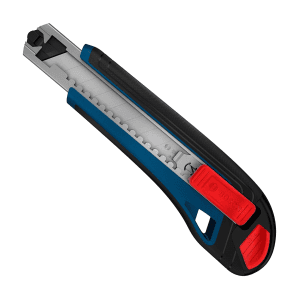 Bosch 18 mm Snap Off Knife with 3 Pcs Blades, 1 600 A03 AC2