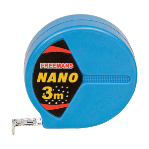 Freemans 3Mtr x 13mm Nano Steel Tape Without Lock, NN313