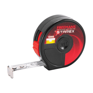 Freemans 3Mtr x 13mm Starex Steel Tape With Lock, SXL313