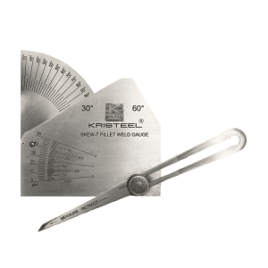 Kristeel 0 - 50 mm / 30 - 90° Angle Skew T Fillet Weld Gauge, STFWG