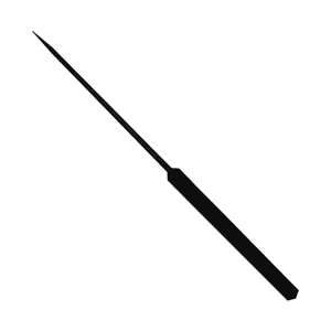 Kristeel 175 mm / 7 inch Straight End Scriber (Pointed Tip & Knurled Handle), 3934