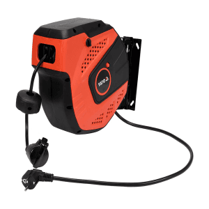 Yato 10 Mtr / 10A Auto Retract Electric Cable Reel, YT-81220