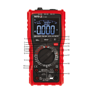 Yato True Rms Digital MultiMeter, YT-73097