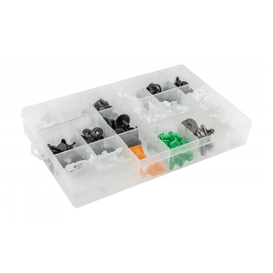 Hogert 160 Pcs Trim Clips Assortment Set for Audi Cars, HT8G561