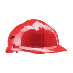 Udyogi Ultra 5000 Series Helmet With Plastic Suspension & Slip Fit Adjustment (Red), 5000L
