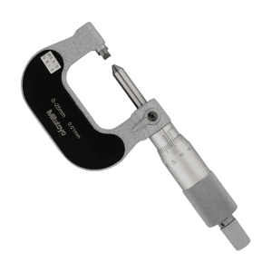 Mitutoyo 0 - 25 mm Screw Thread Micrometer (8 - 5 TPI), 125-105