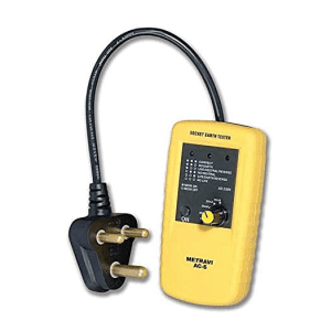 Metravi Socket Polarity & Earth Leakage Tester, AC-6