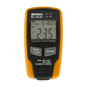 Metravi -40°C - 70°C Digital Temperature & Humidity Data Logger, DL-TH-01
