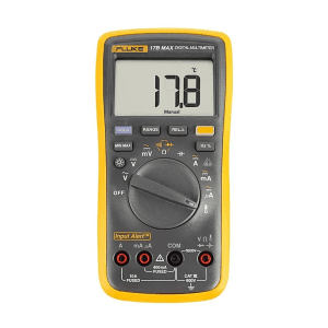 Fluke 17B Max-01 6000 Counts / 600V Digital Multimeter With TL75 Test Leads