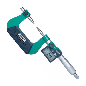 Insize 0 - 25 mm Digital Gear Tooth Micrometer without Ball Tips, 3591-25A