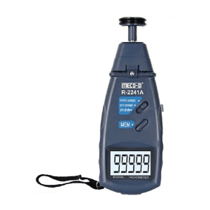 Meco-G 2.5 - 99999 RPM Contact / Non-Contact (Combined) Digital Tachometer (RPM Meter), R-2241A