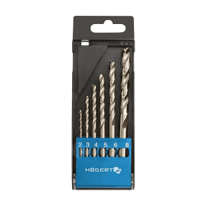 Hogert 6 Pcs Metal Drill Bit Set, HT6D186