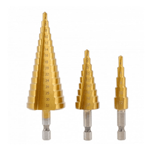 Hogert 4 - 32 mm Step Drill Bit Set (3 Pcs), HT6D325