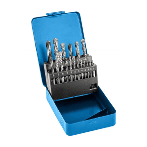 Hogert 18 Pcs Set of Drill Bits For Wood, Concrete & Steel, HT6D379