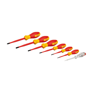 Bosch 7 Pcs Insulated Screwdriver Set (VDE), 1 600 A02 NF7