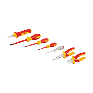 Bosch 7 Pcs Mixed Hand Tool Set (VDE), 1 600 A02 NG3