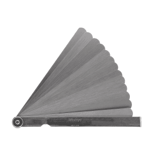Mitutoyo 0.03 - 0.5 mm / 150 mm Blade Length Feeler Gauge (13 Leaves), 184-302S