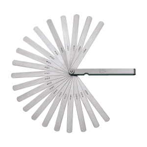 Mitutoyo 0.05 - 1 mm / 150 mm Blade Length Feeler Gauge (20 Leaves), 184-304S