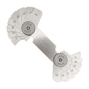 Mitutoyo 9/32 - 33/64 inch Radius Gauge (16 Leaves), 186-104