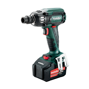 Metabo 18V / 2 x 4 Ah Li-ion Cordless Impact Wrench (Brushless), SSW 18 LTX 400 BL