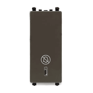 Schneider Electric Zencelo Do Not Disturb Switch - Dark Grey (Pack of 10 Pcs), INH8452(BZ)