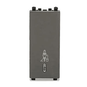 Schneider Electric Zencelo 2 Module Make My Room Switch - Dark Grey (Pack of 10 Pcs), INH8455(BZ)