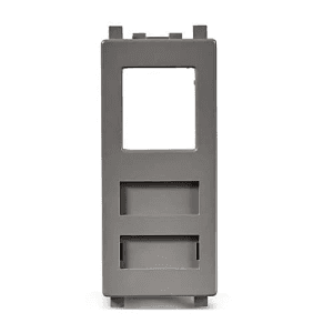 Schneider Electric Zencelo RJ 45 Cat 6 Data Outlet With Shutter - Dark Grey (Pack of 10 Pcs), IN8431RJ6(BZ)