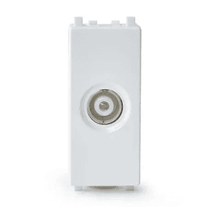 Schneider Electric Zencelo TV Socket - White (Pack of 10 Pcs), IN8431TV