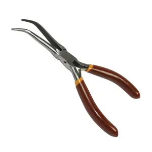 Taparia 5 inch / 125 mm Bent Nose Mini Plier, 1404