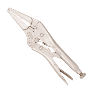 Taparia 8 inch / 215 mm Long Nose Jaw Grip Locking Pliers, 1644-9