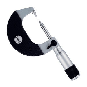 Baker 0 - 25 mm External Point Micrometer (30 Degree Hardened Steel Measuring Points), MMC25 - P2