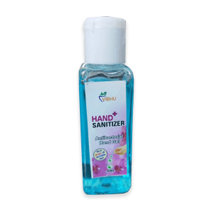 Vibhu's 50 ml Antibacterial Hand Gel Sanitizer with Lemon Extract