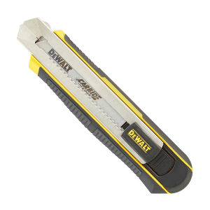 Dewalt 25 mm Snap-off Knife With Auto-Lock Slider & 3 Replaceable Blades, DWHT0-10250