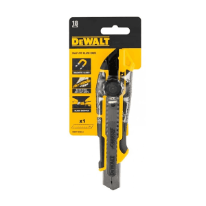 Dewalt 18 mm Snap-off Knife With Thumb Wheel Lock, DWHT10332-0